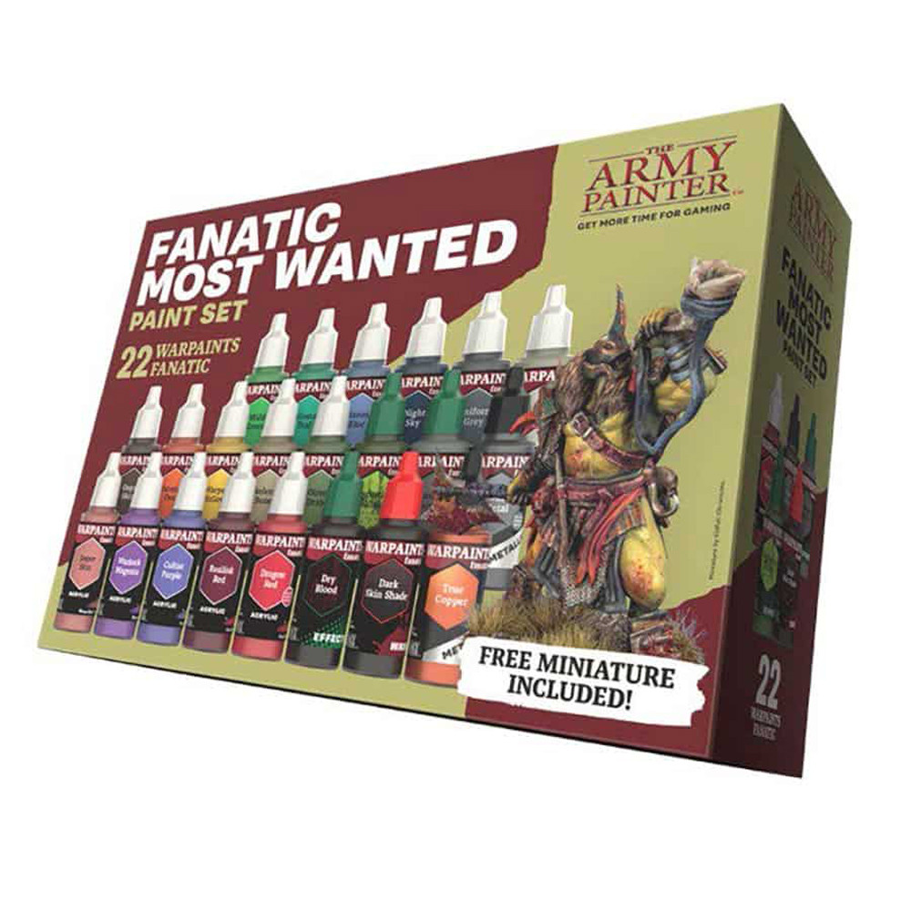 Army Painter Warpaints Fanatic Most Wanted Paint Set